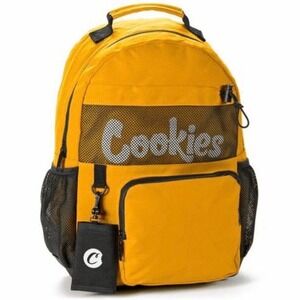 Cookies YELLOW STASHER Traveling‎ Ed Backpack Smell Proof Yellow Mesh Streetwear